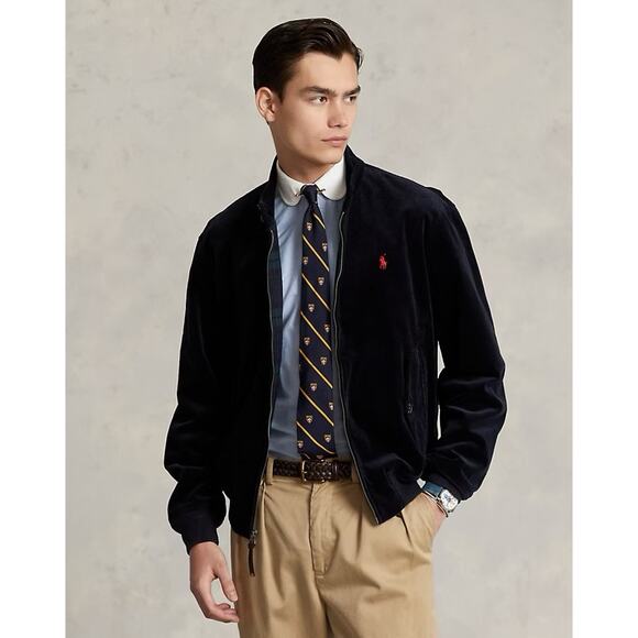 NWT Polo Ralph Lauren Men's Stretch Corduroy Jacket Navy Large - Picture 10 of 13